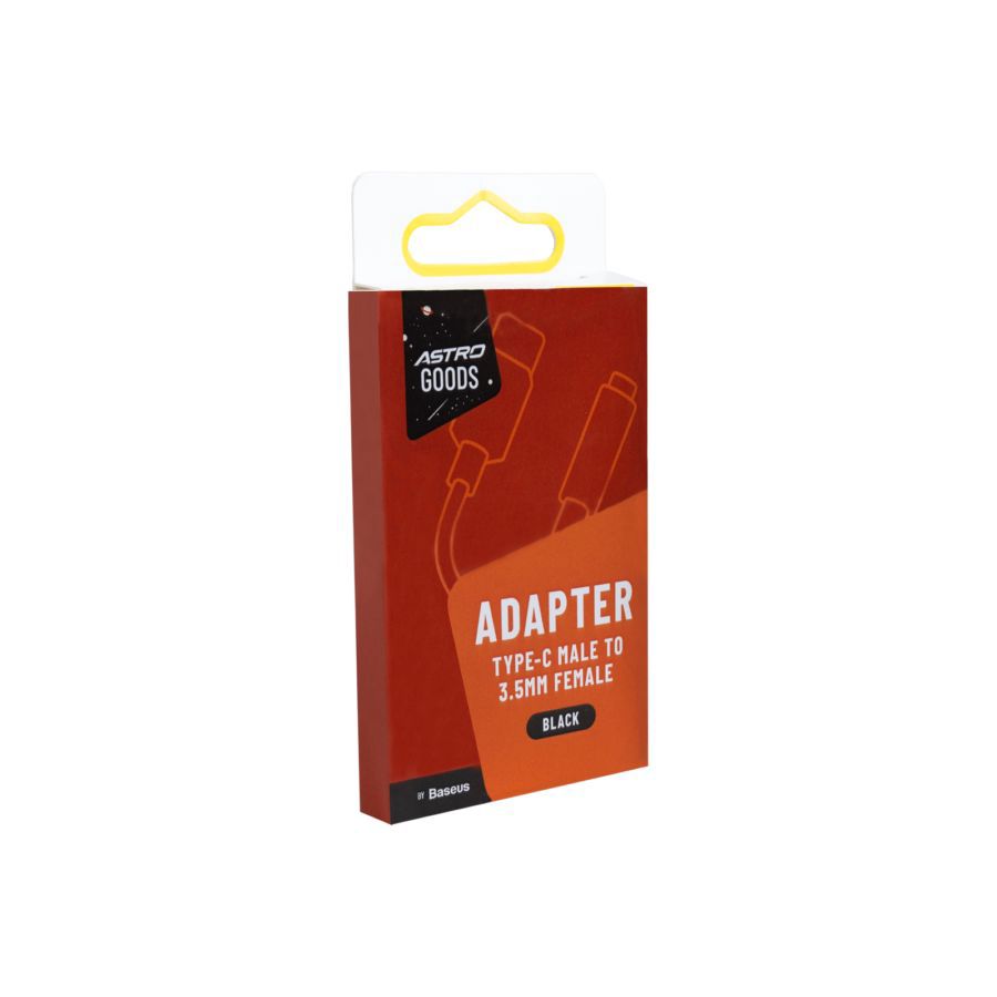 Adapter Type-C Male to 3.5mm Female Hitam -  Astro Goods
