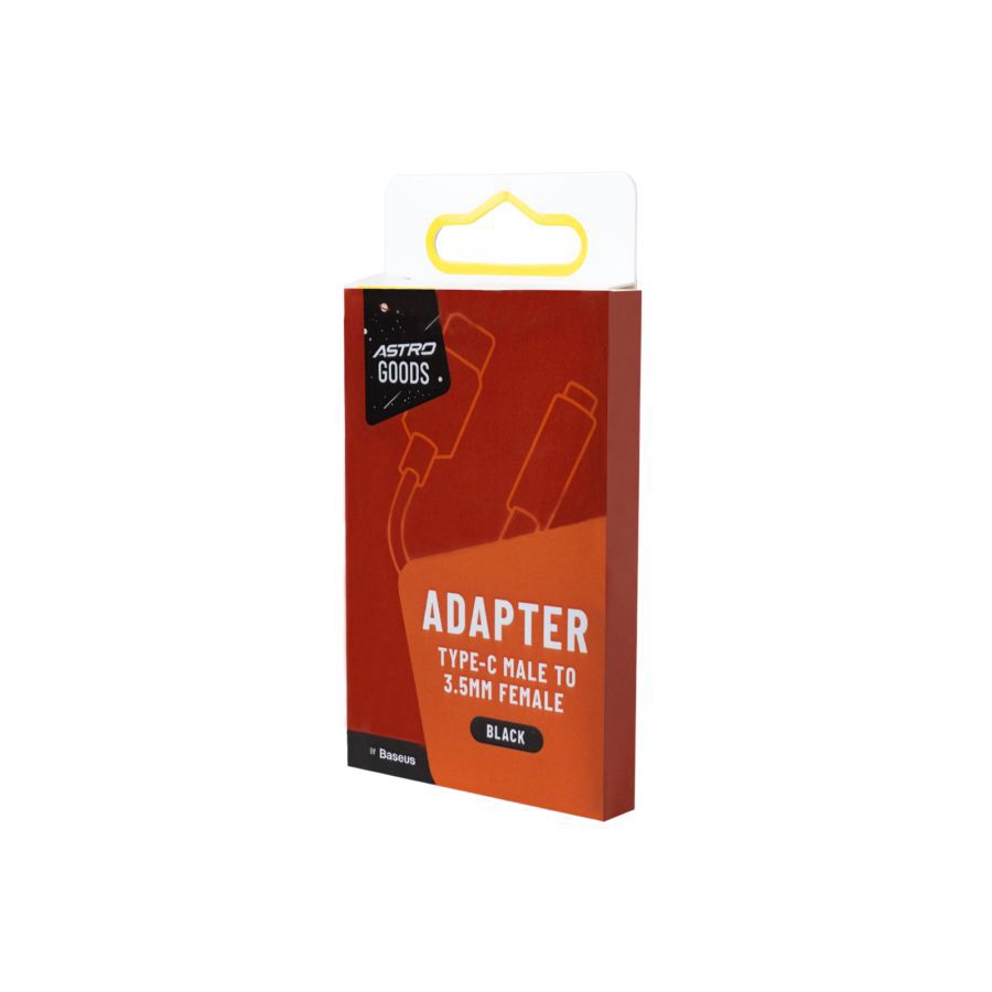 Adapter Type-C Male to 3.5mm Female Hitam -  Astro Goods