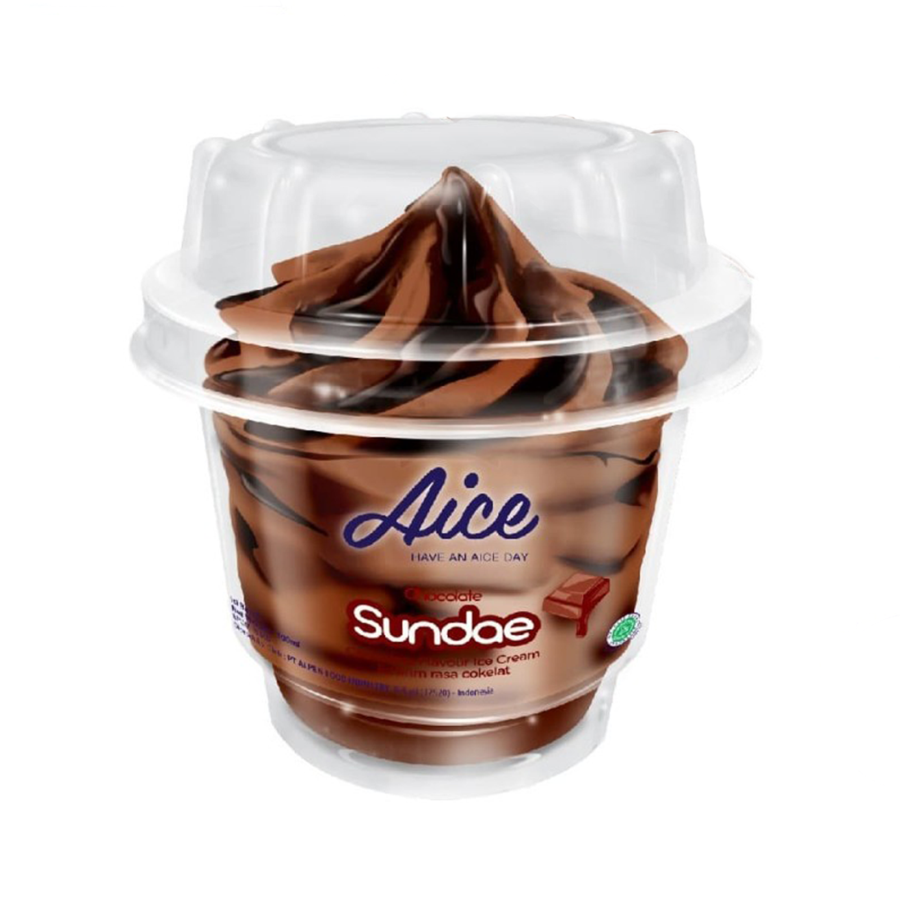 Aice Chocolate Sundae/Es Krim 100ml