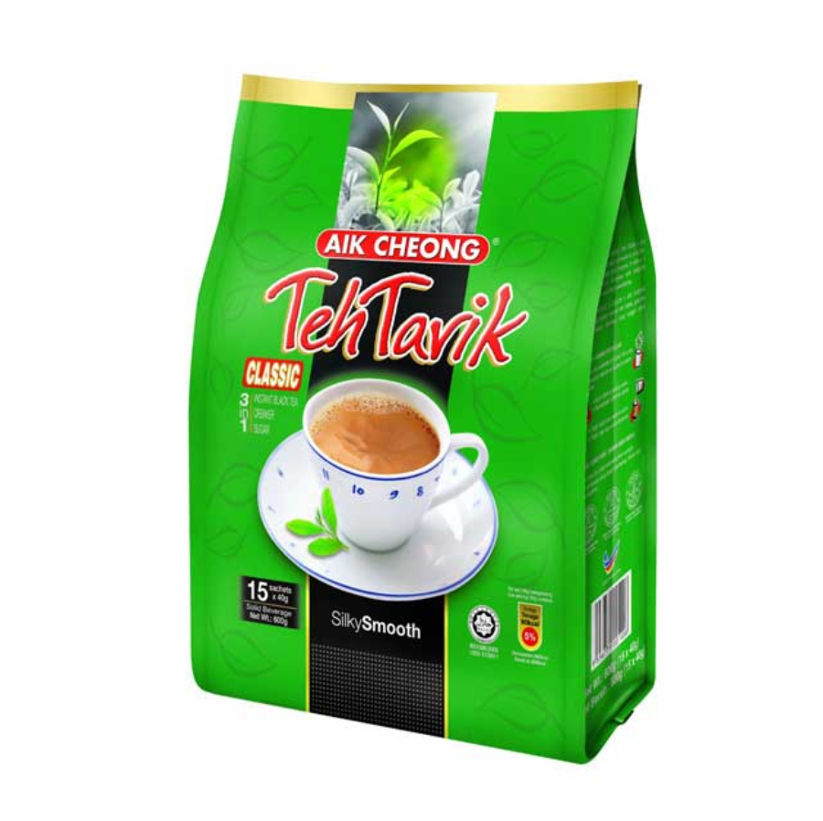 [INVALID] Aik Cheong Teh Tarik Classic 40grX15 600gram