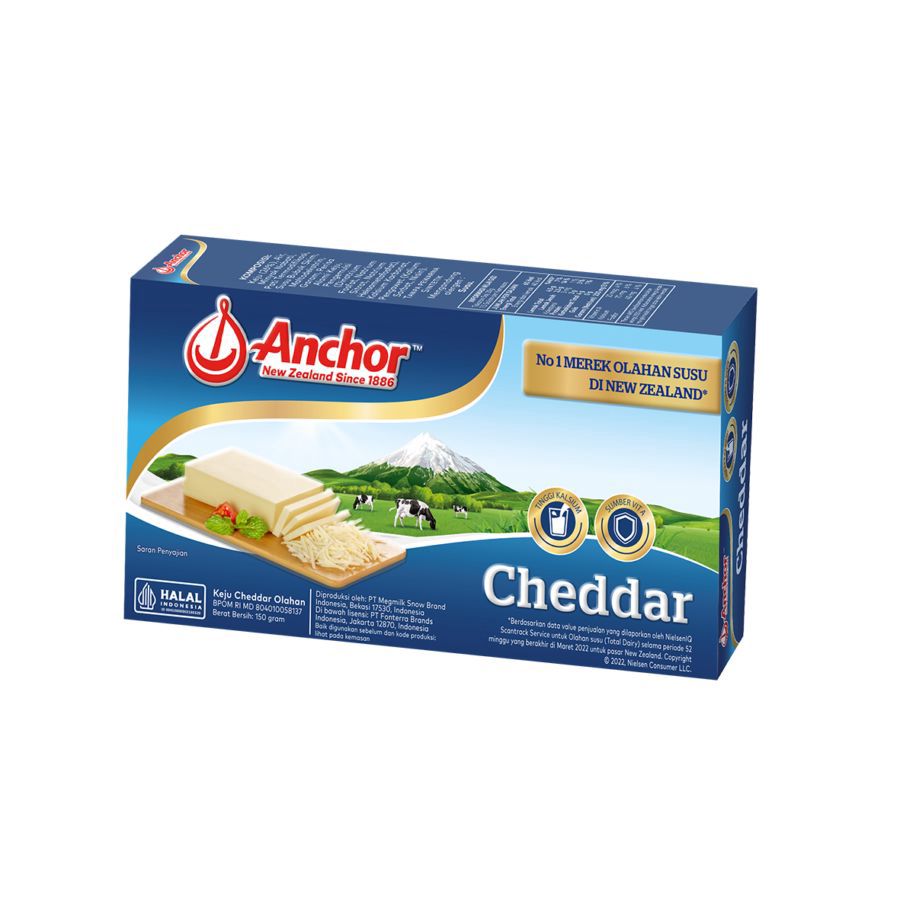 Anchor Keju Block Cheddar/Keju 150gram