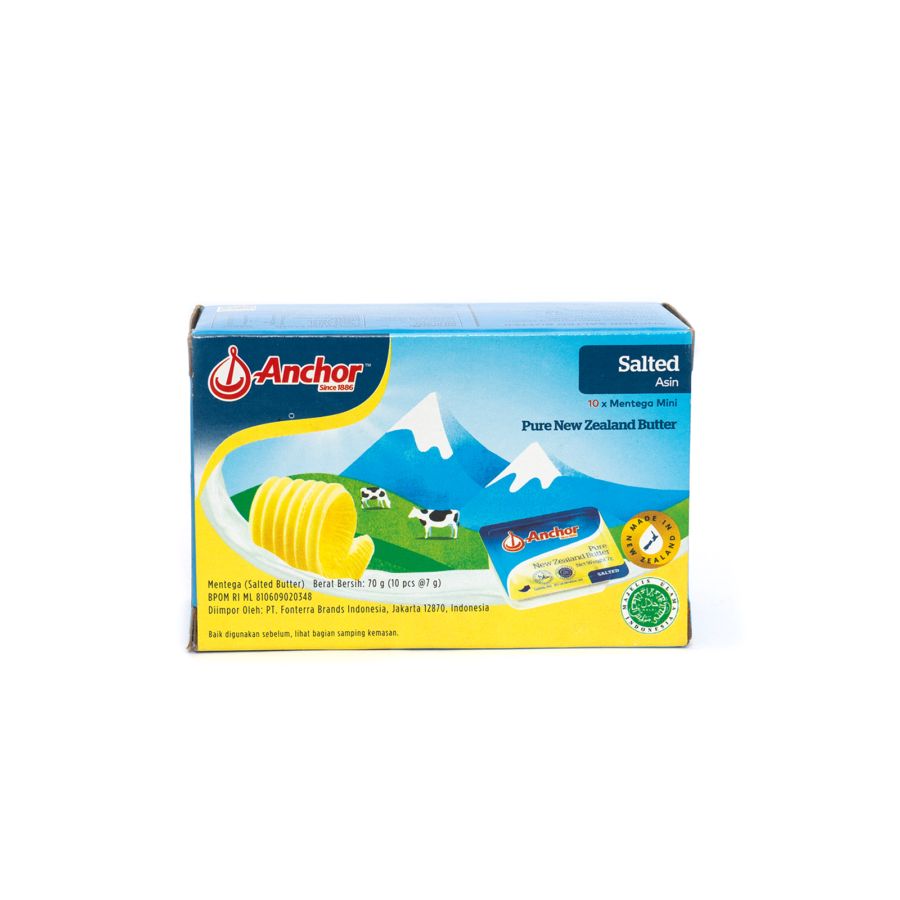 Anchor Salted Butter Minidish 7gr x 10 pcs 70gram