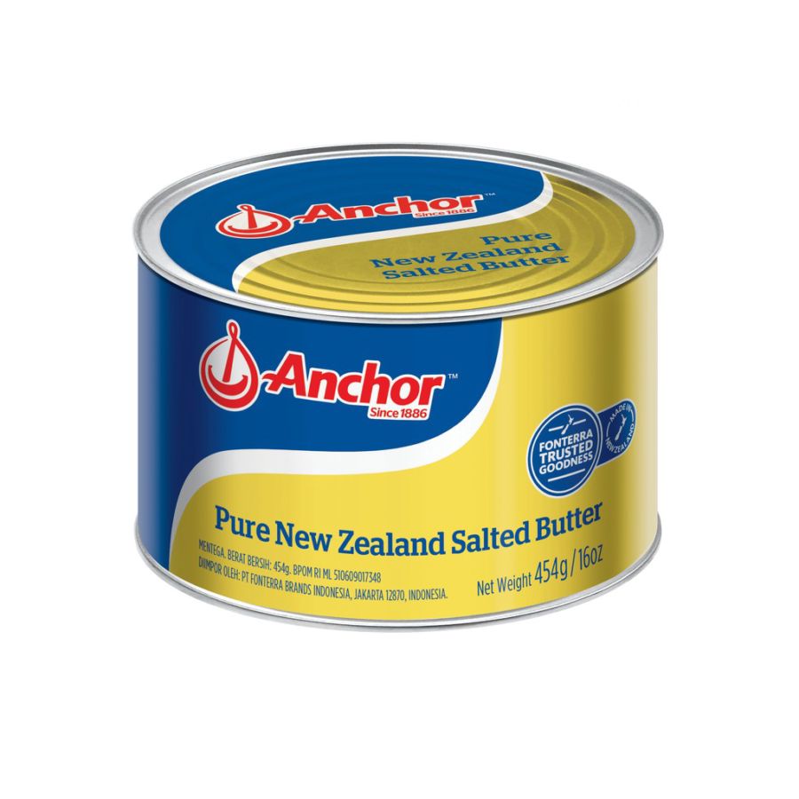 Anchor Salted Butter Tinned/Mentega 454gram