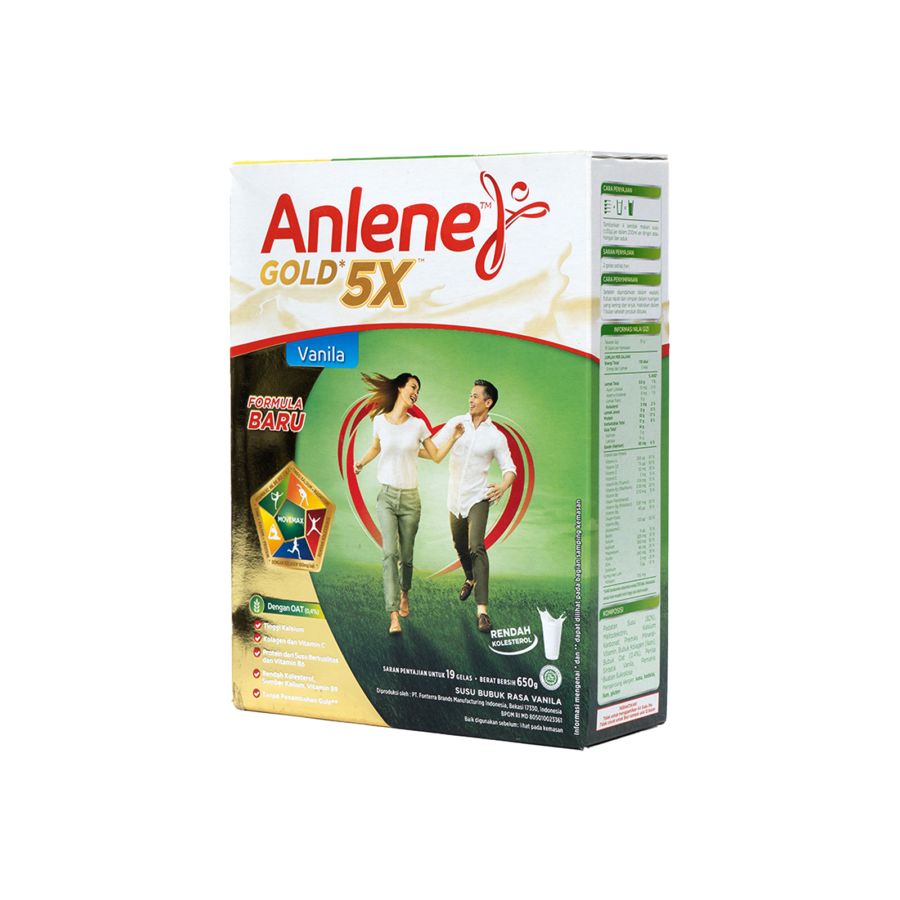 Anlene Gold Plus Vanilla Powder Milk 650gr