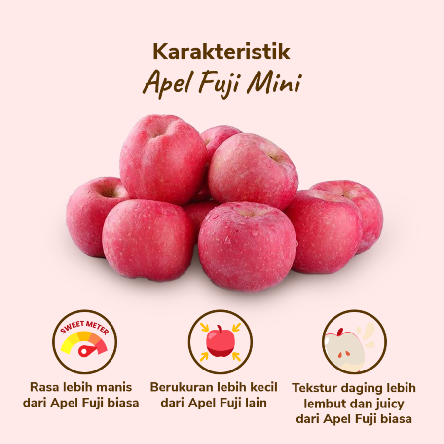 Apel Fuji Mini Best Value - Astro Farm 1kg