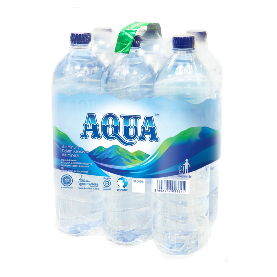 Aqua Multipack 1500ml x 6pcs / Air Mineral 6bottle