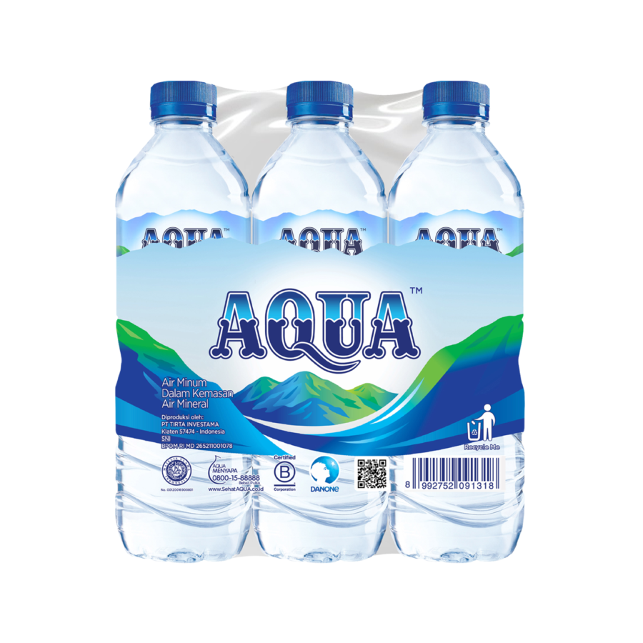 Aqua Multipack 6 x 600ml / Air Mineral 6bottle