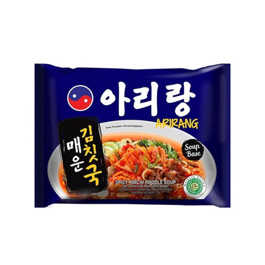 Arirang Spicy Kimchi Ramen Noodle Soup/Mie Instan 120gram