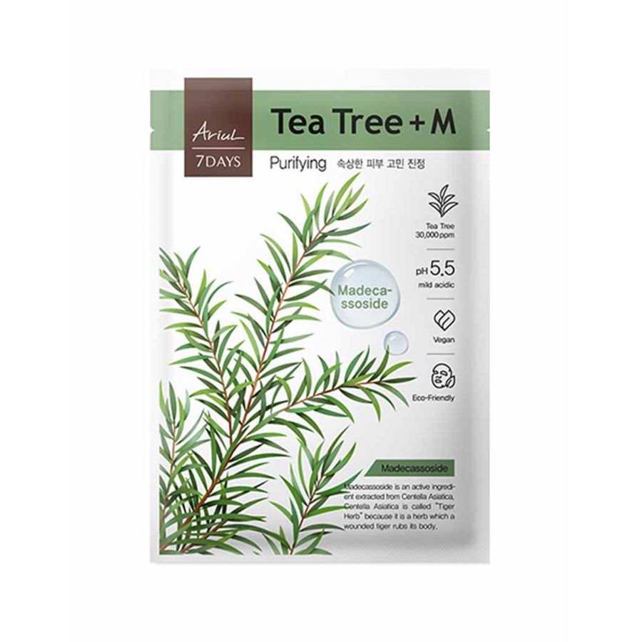 Ariul 7 Days Mask Facial Tea Tree + M [new]/Sheet Mask 1sheets