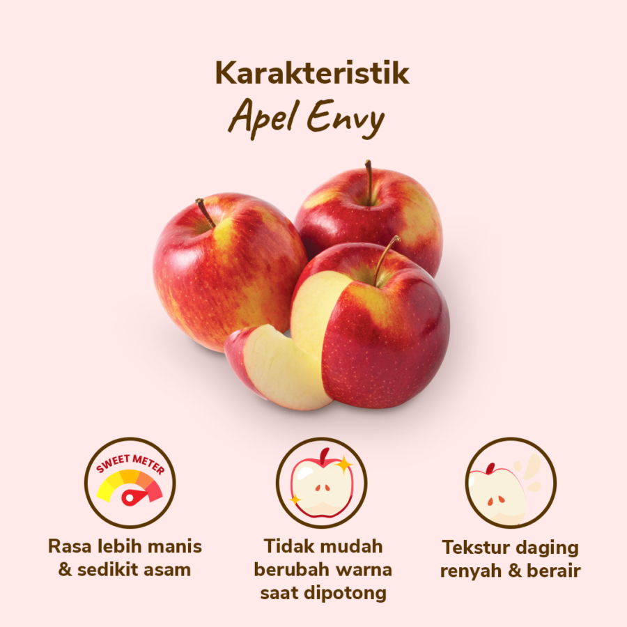 Apel Fuji Envy Premium Astro Farm 2 pcs 400-470 gram