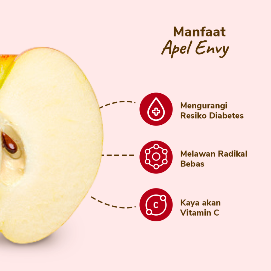 Apel Fuji Envy Premium Astro Farm 2 pcs 400-470 gram