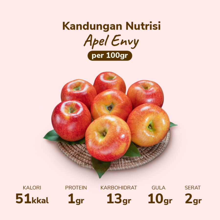 Apel Fuji Envy Premium Astro Farm 2 pcs 400-470 gram