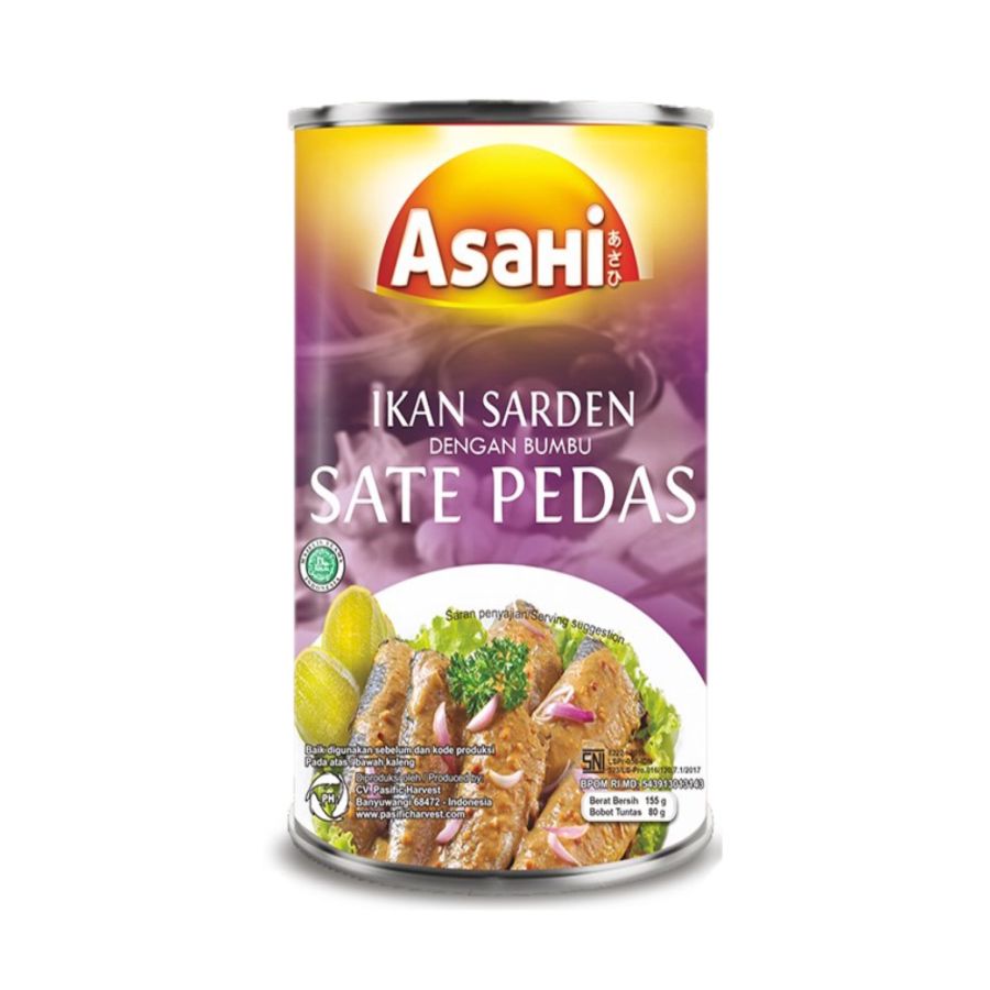 Asahi Premium Sarden Rasa Sate 155gram