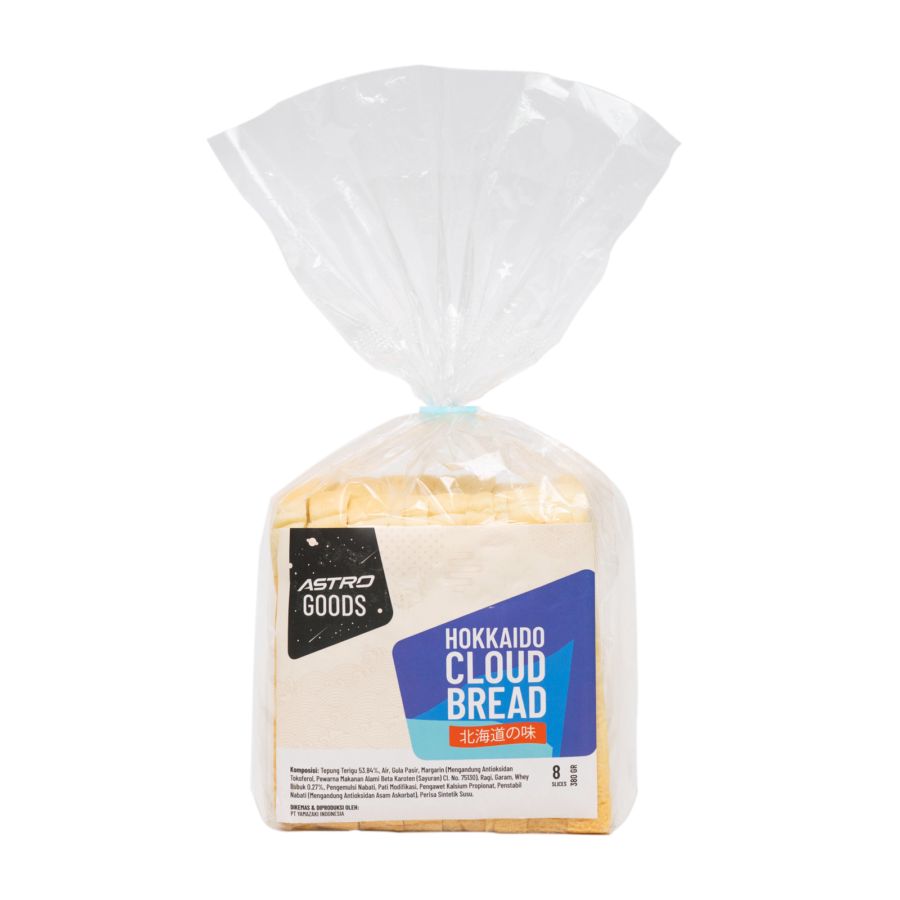 Astro Goods Hokkaido Cloud Bread ( Roti Tawar ) 380gram