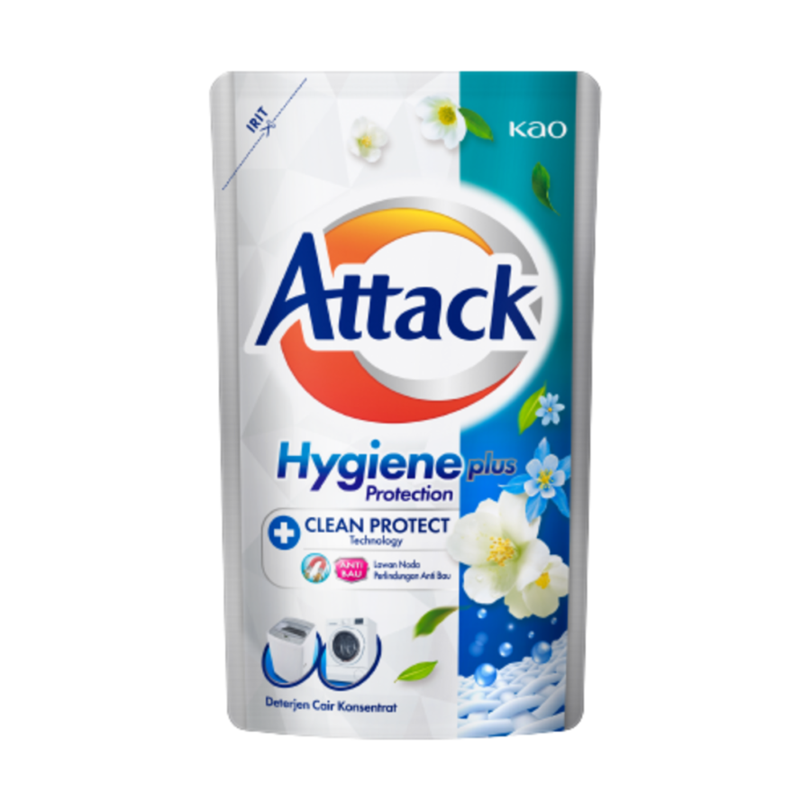 Attack Hygiene Plus Deterjen Cair 750ml