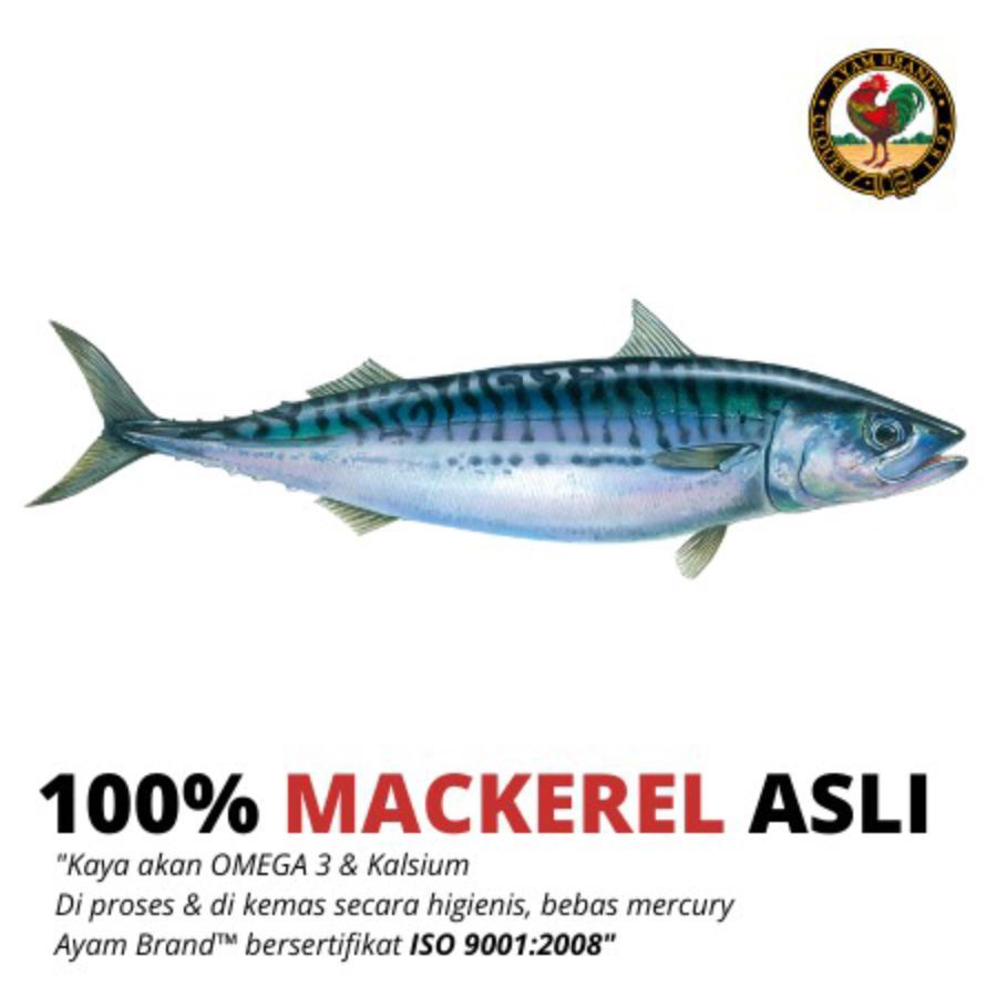 Ayam Brand Mackerel Saus Tomat 155gram