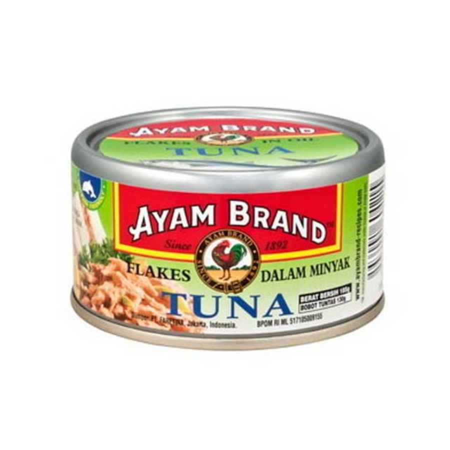 [INVALID] Ayam Brand Tuna Flakes In Oil 150 gram 150gram