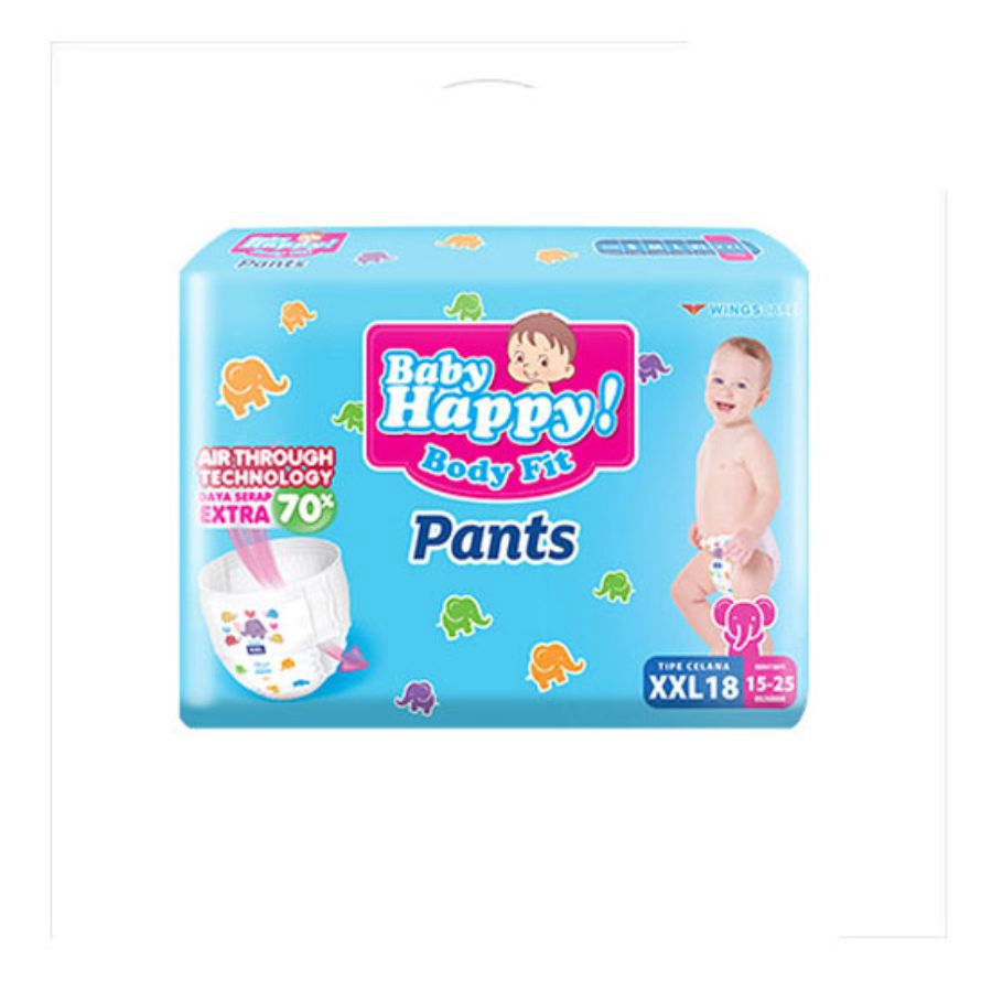Baby Happy Body Fit Pants Diapers XXL18 1pack