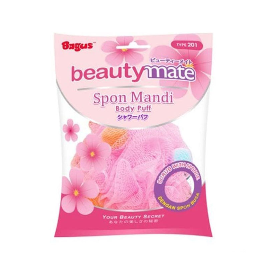 [INVALID] Bagus Beautymate Spon Mandi (Body Puff) 1 pcs 1pcs