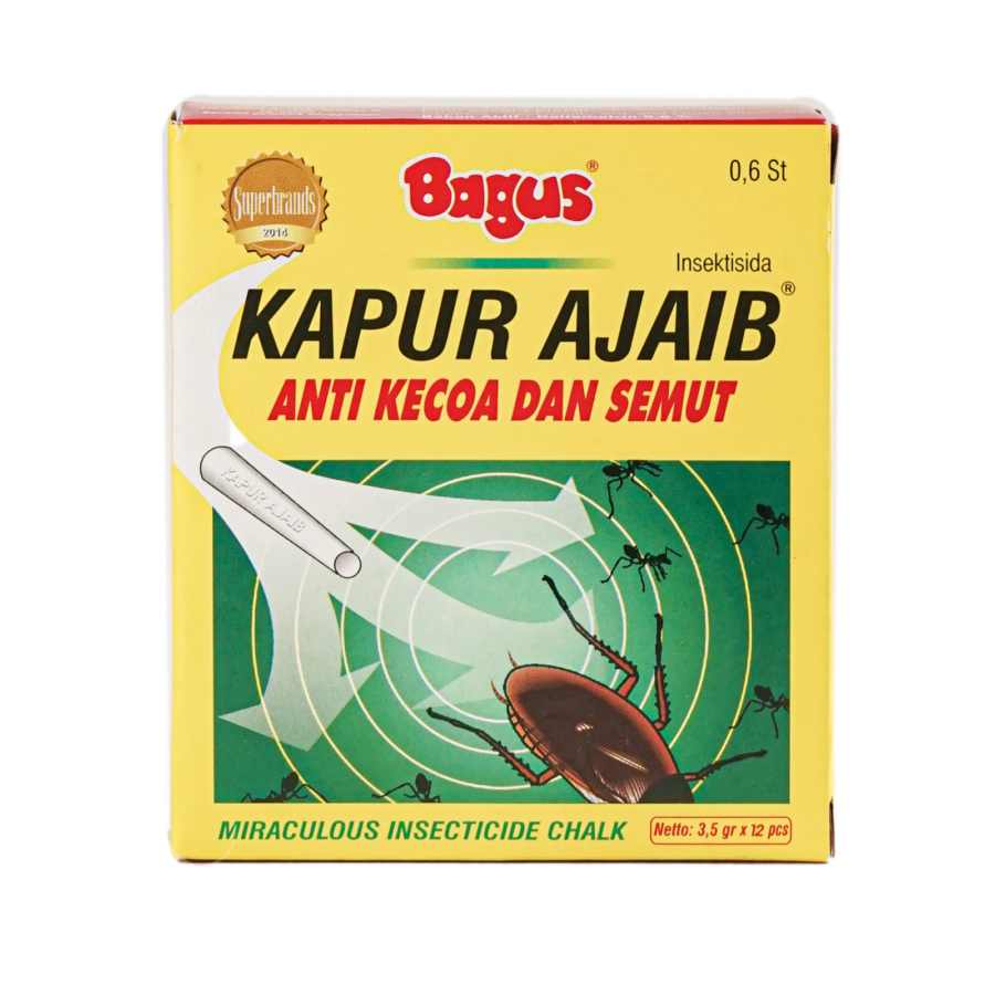 Bagus Kapur Ajaib Anti Kecoa & Semut/Pembasmi Serangga 12pcs