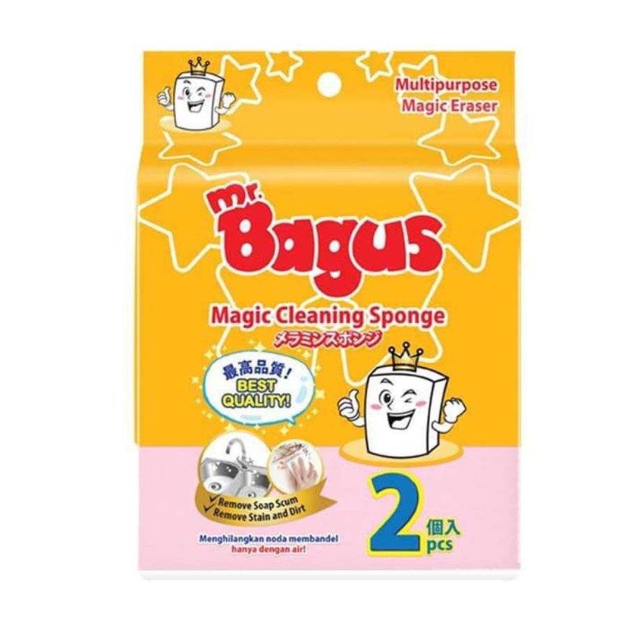 Bagus Magic Sponge isi 2pcs/Perlengkapan Dapur 1packs