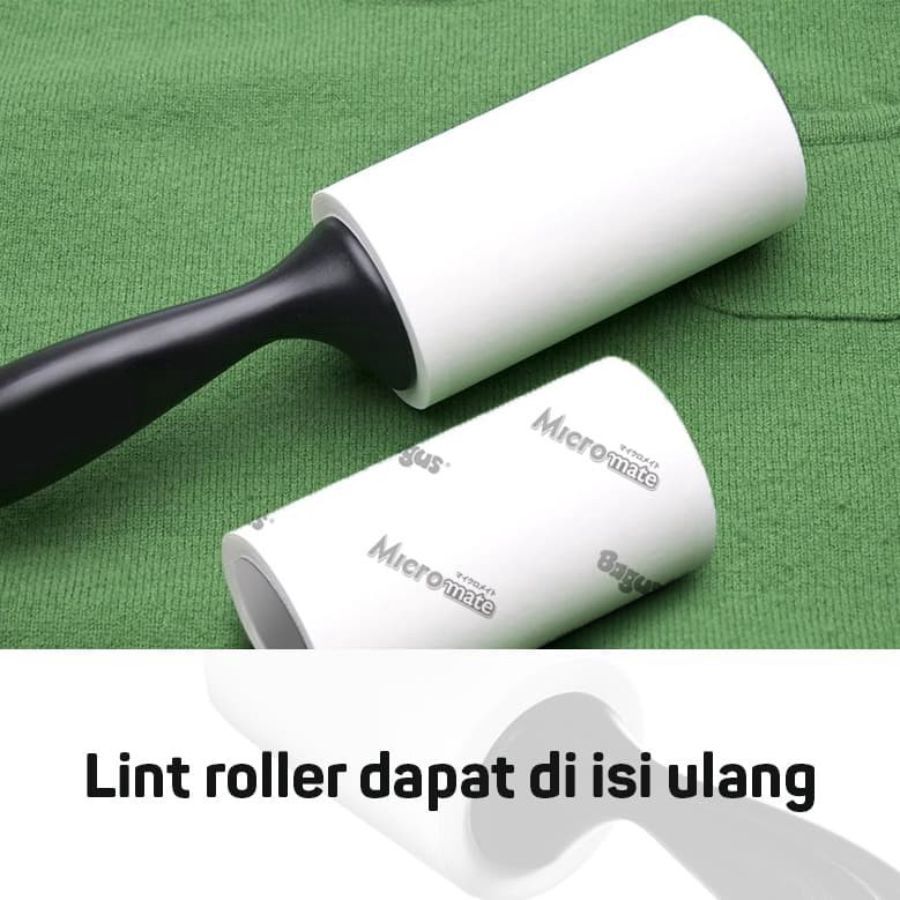 Bagus Micromate Lint Roller Pembersih Pakaian Refill 1pcs