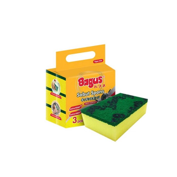 Bagus Sabut Spons Cuci Piring Multipurpose