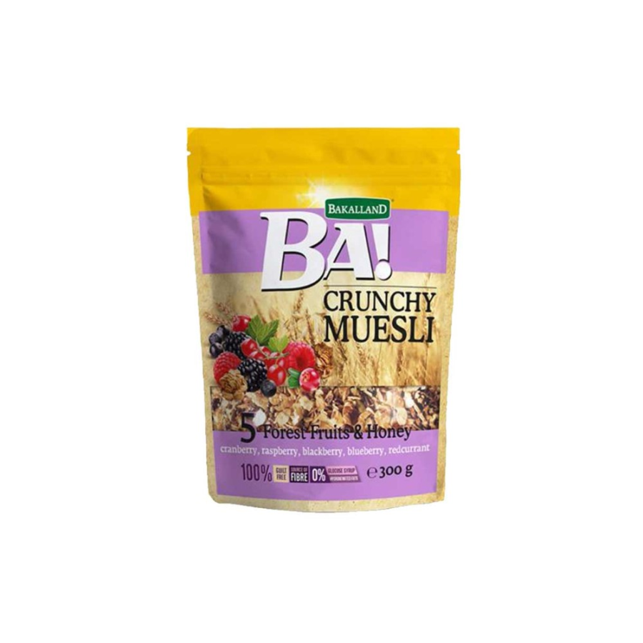 [INVALID] Bakalland Muesli 5 Forest Fruit 300 gram 300gram