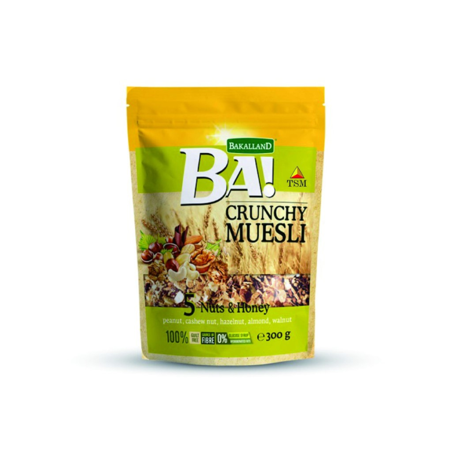 [INVALID] Bakalland Muesli 5 Nut Chocolate 300 gram 300gram