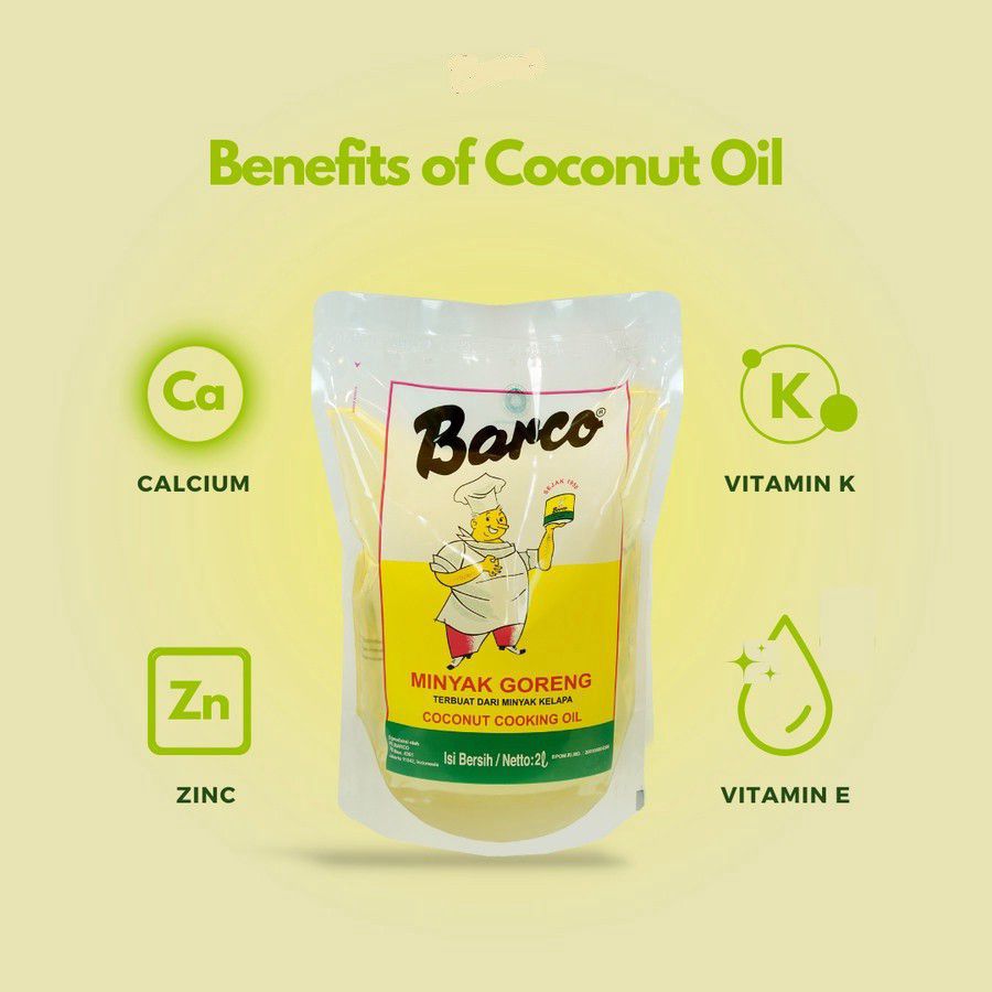 Barco Minyak Goreng Kelapa Pouch 2liter