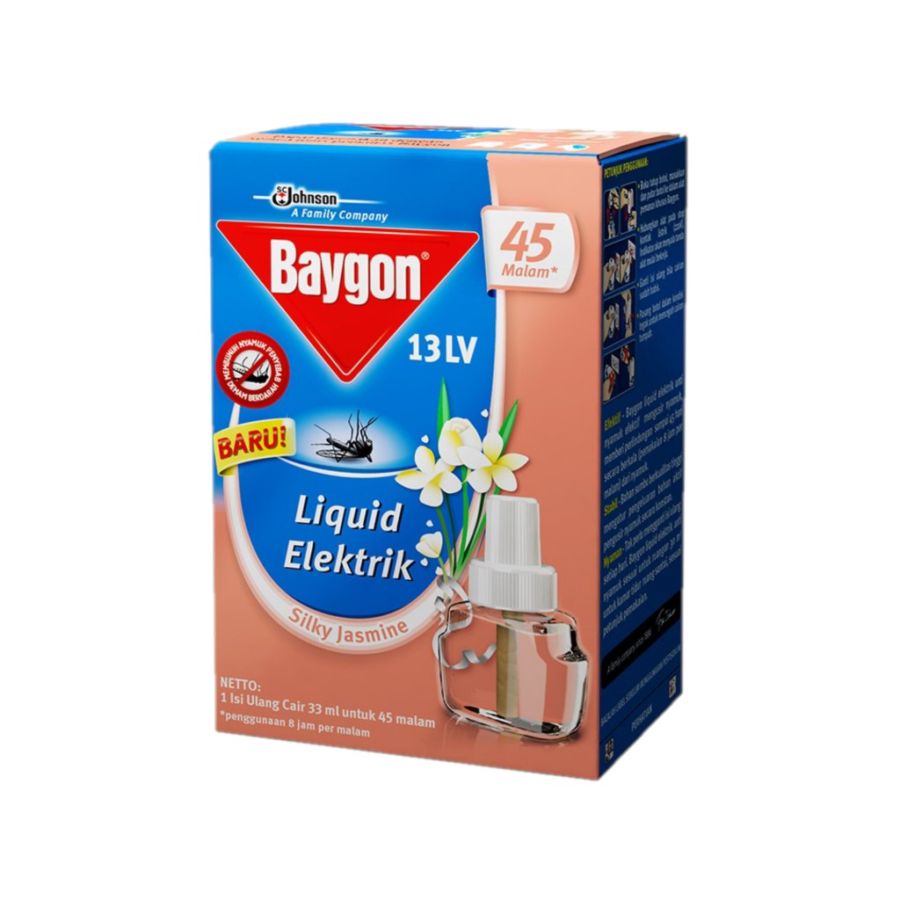 Baygon Liquid Elektrik Refill Jasmine 33ml/Pembasmi Serangga 33ml