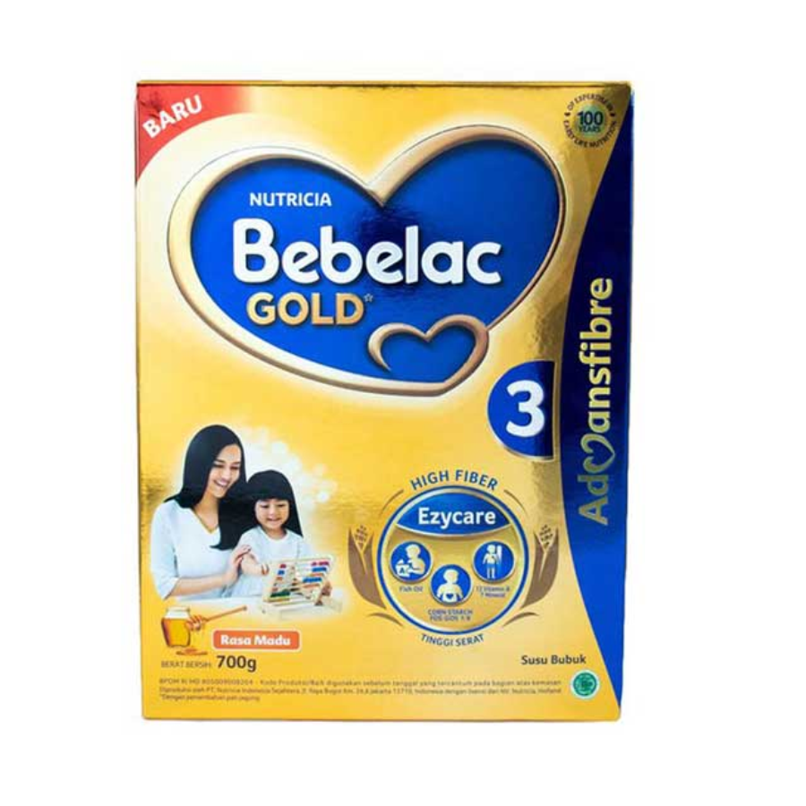 Bebelac Gold 3 Madu Box 700gram