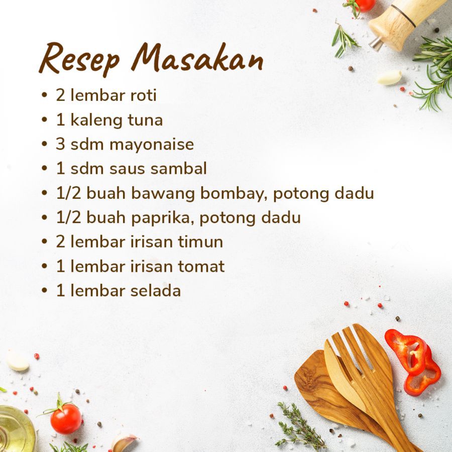 Bekal Spesial: Tuna Mayo Sandwich 1pcs