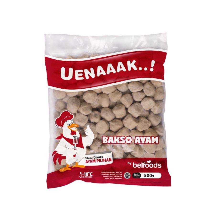 Belfoods Bakso Ayam Mini 500gr x 100 pcs/Meatball