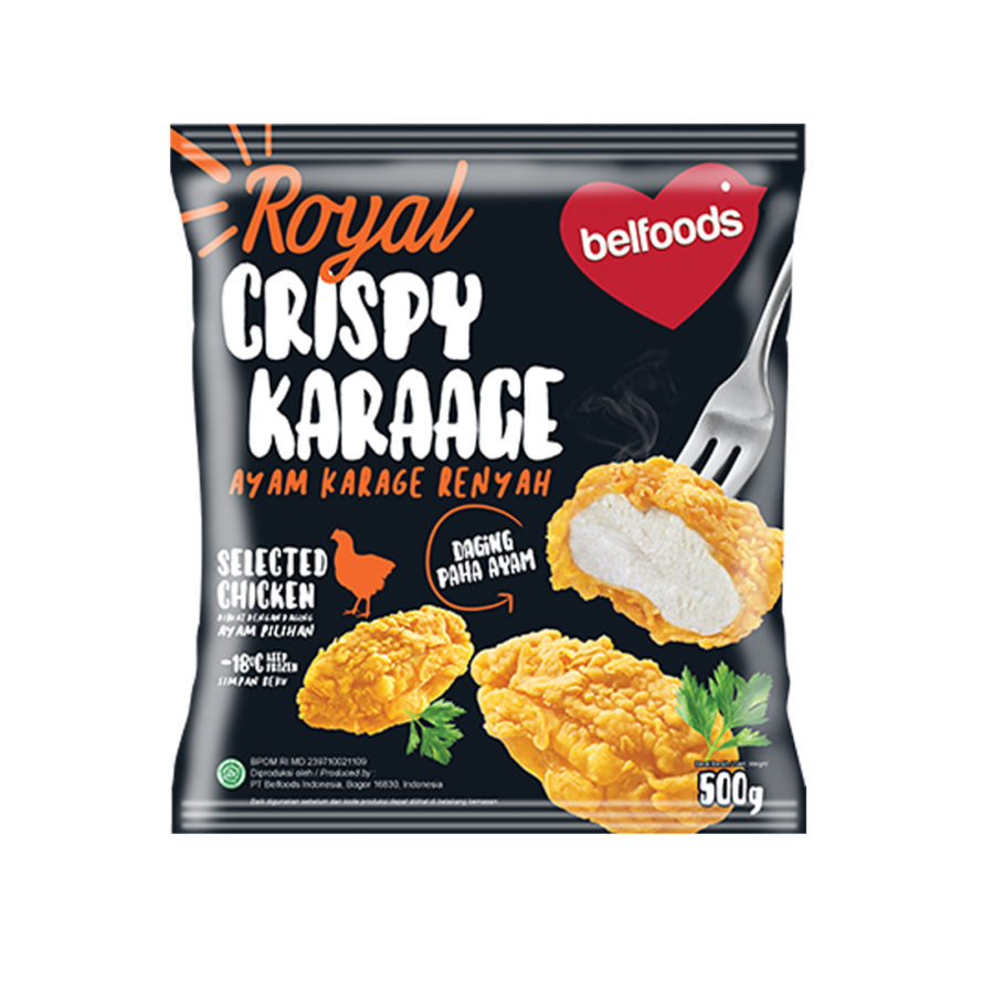Belfoods Royal Crispy Karaage 500gram