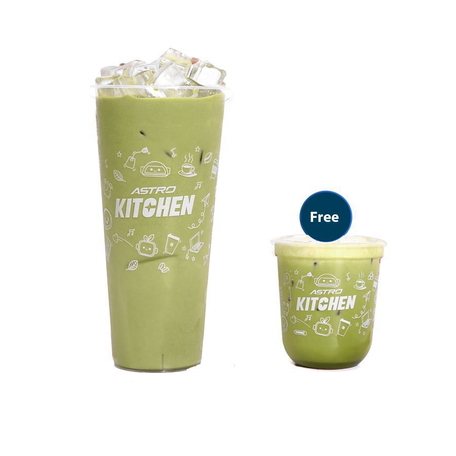 Beli 1 Signature Matcha Latte (non-coffee) - Large (Iced) Gratis 1 Signature Matcha Latte (non-coffee) - Regular (Iced)