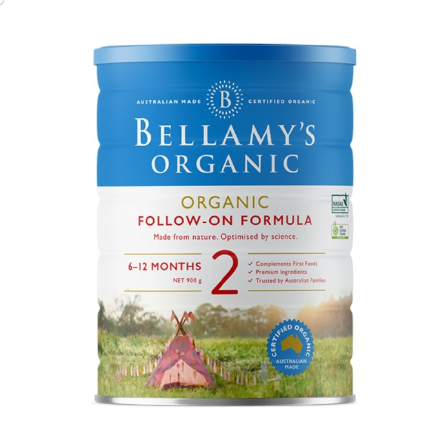 Bellamy's Organic, Step 2 Follow-On Formula Bayi 6-12 Bln/Susu Formula 900gram