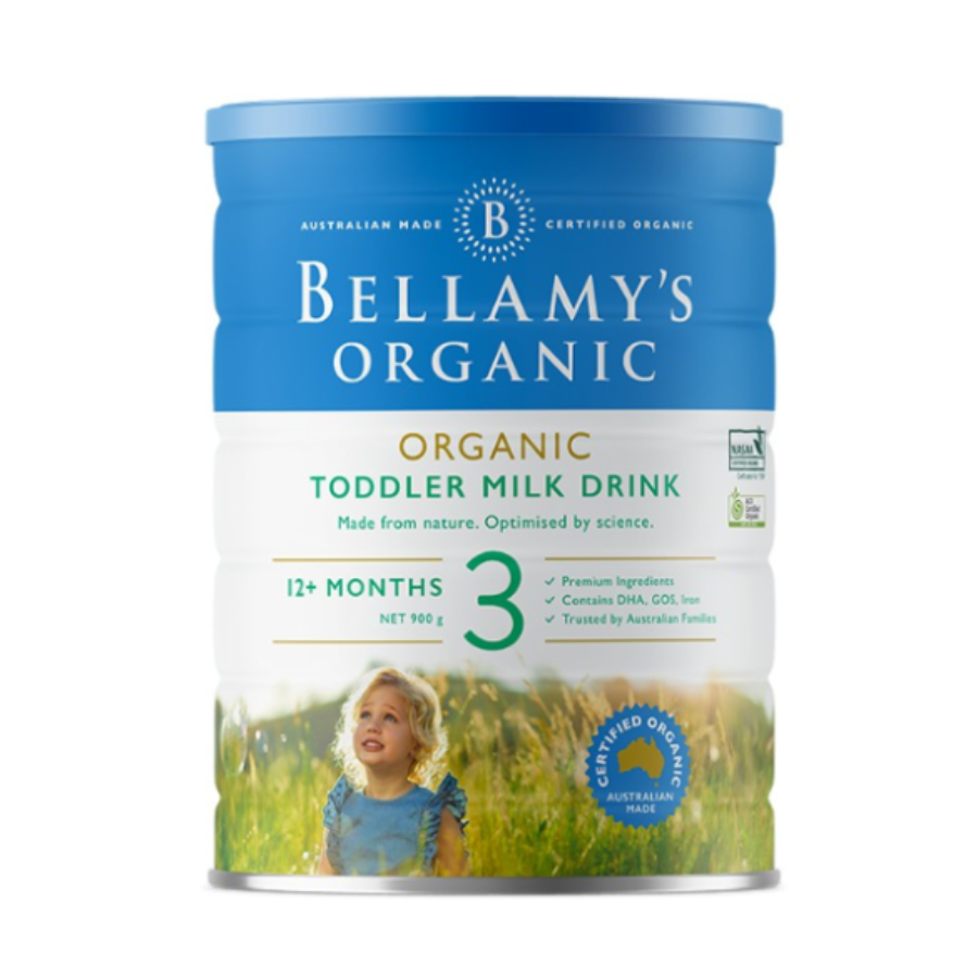 Bellamy's Organic, Step 3 Toddler Milk Drink 1-3 Thn/Susu Formula 900gram