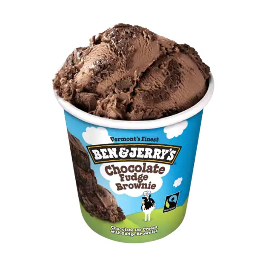 Ben&Jerry's Chocolate Fudge Brownie 473ml Ice Cream /Es Krim 473ml