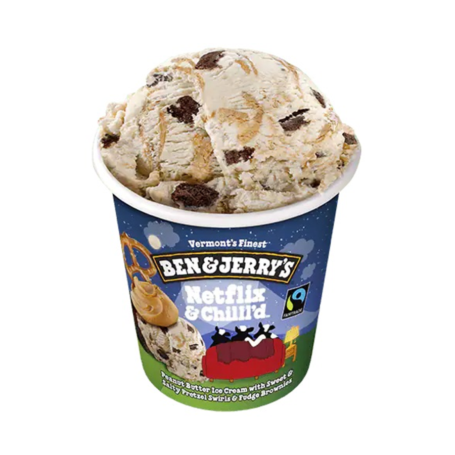 Ben&Jerry's Netflix & Chill'd 473ml Ice Cream/Es Krim 473ml