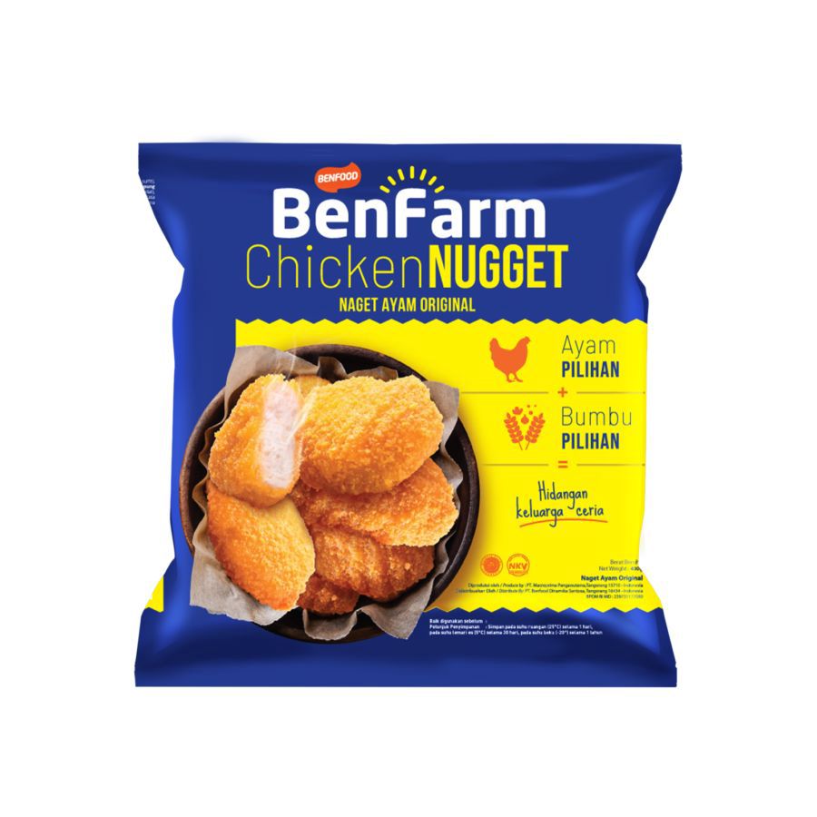 Benfarm Chicken Nugget Original/Naget 400gram