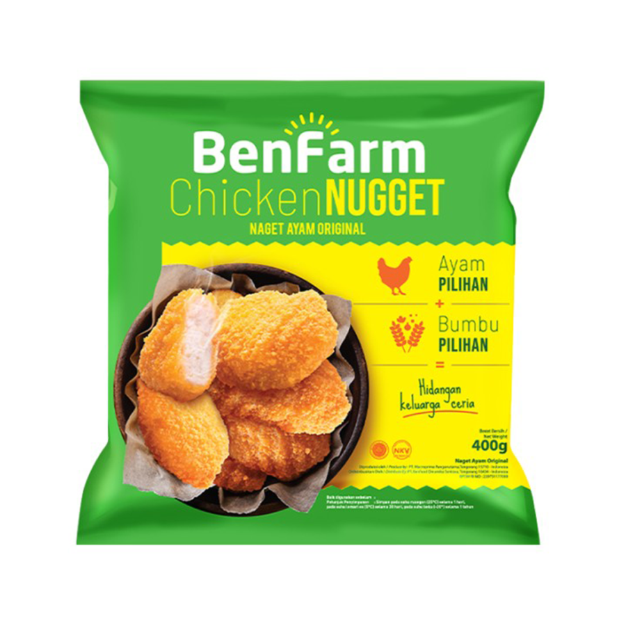 Benfarm Chicken Nugget Original 400gram
