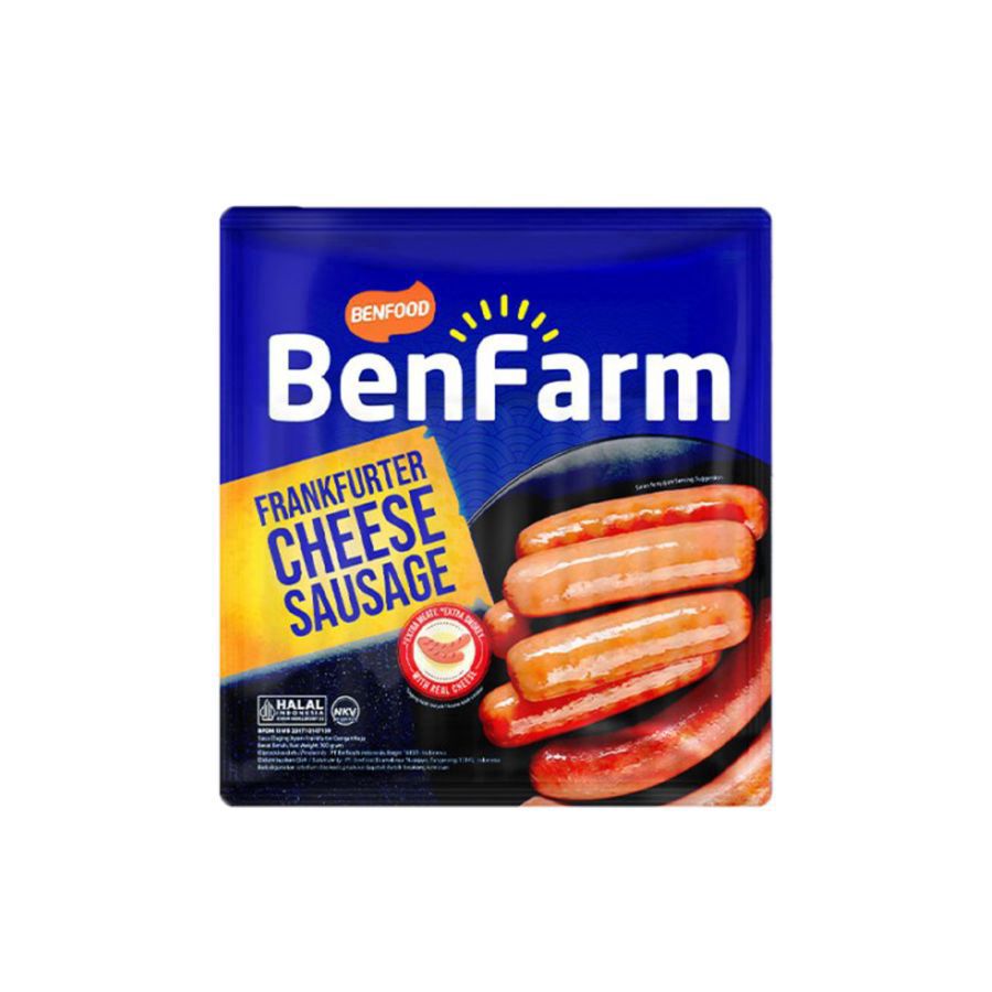 Benfarm Frankfurter Cheese Sausage/Sosis 300gram