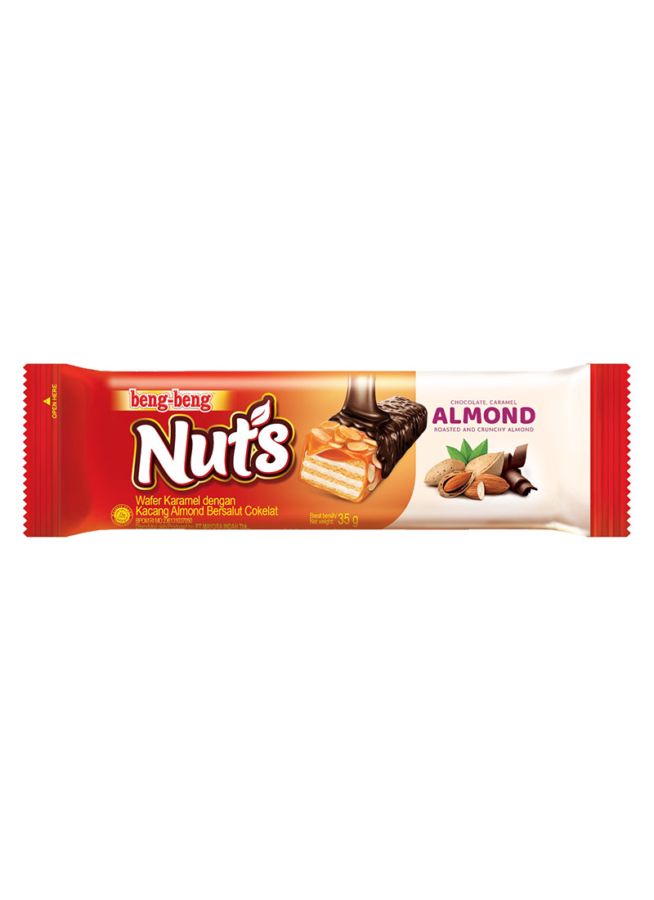 [INVALID] Beng-Beng Nuts Chocolate Caramel Almond 35 gram 35gram