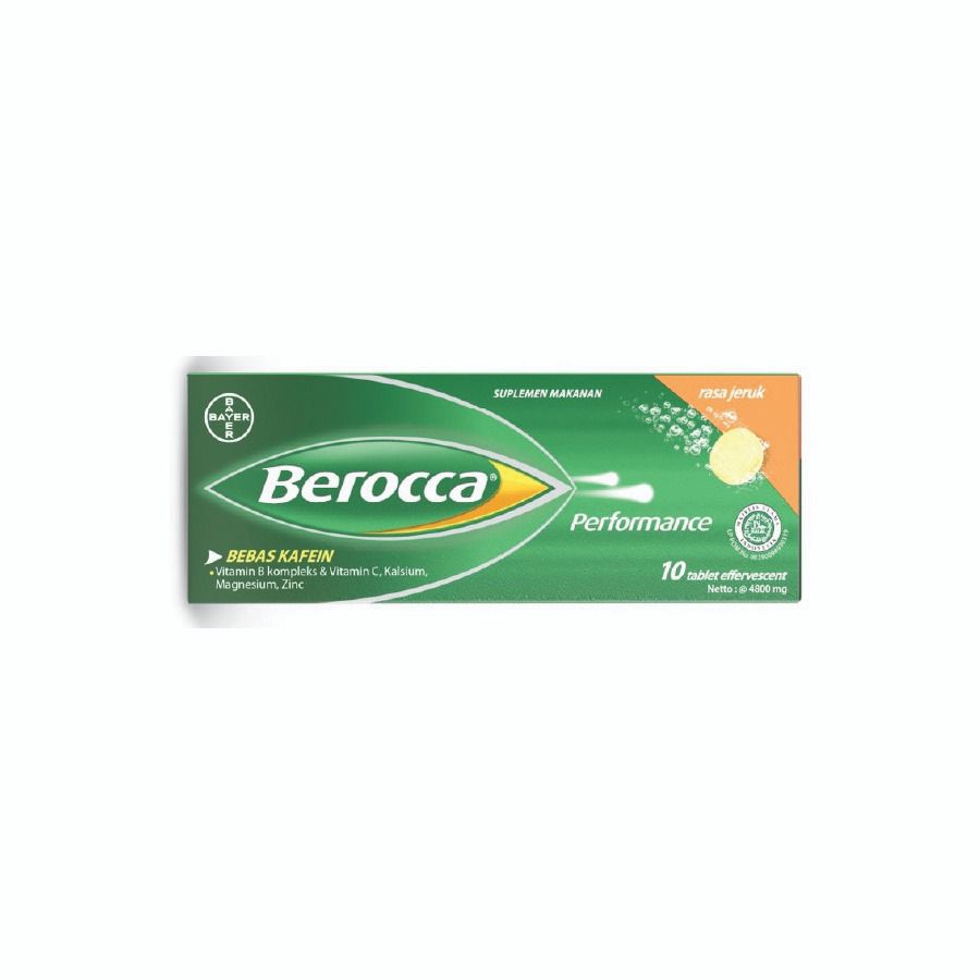 Berocca Multivitamin B Kompleks Rasa Jeruk 10tablet