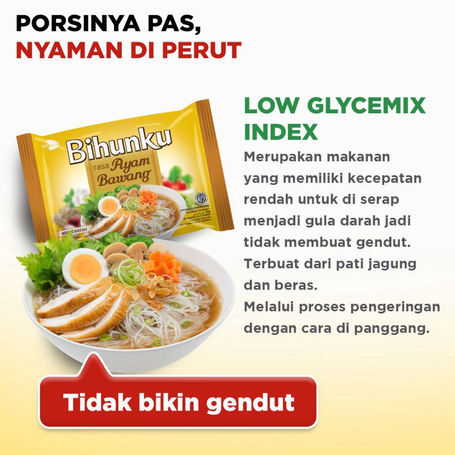 Bihunku Bihun Instan Ayam Bawang 55gram