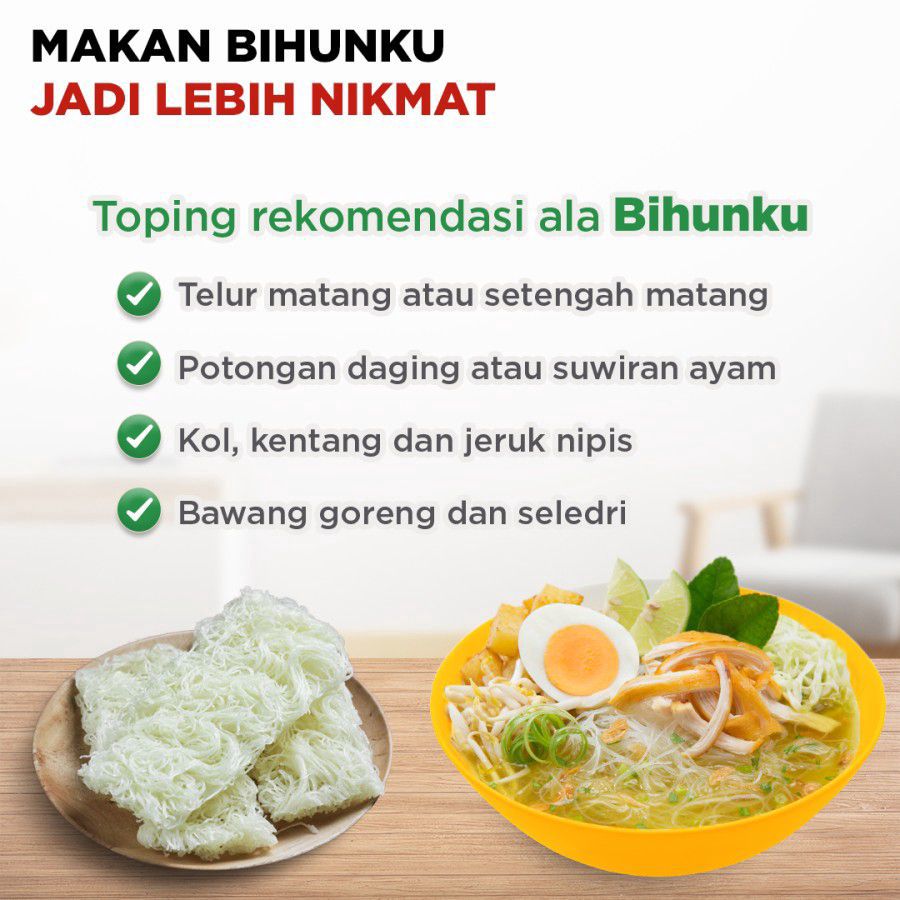 Bihunku Bihun Instan Soto Spesial 55gram