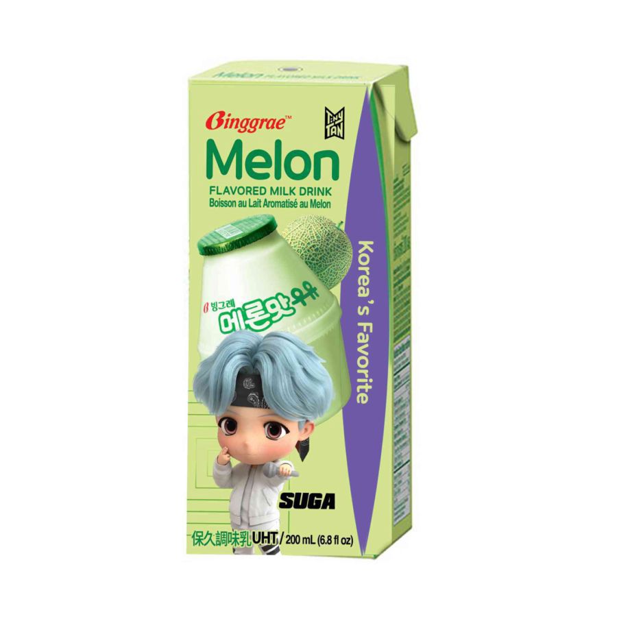 Binggrae Melon Flavored Milk Drink 200ml