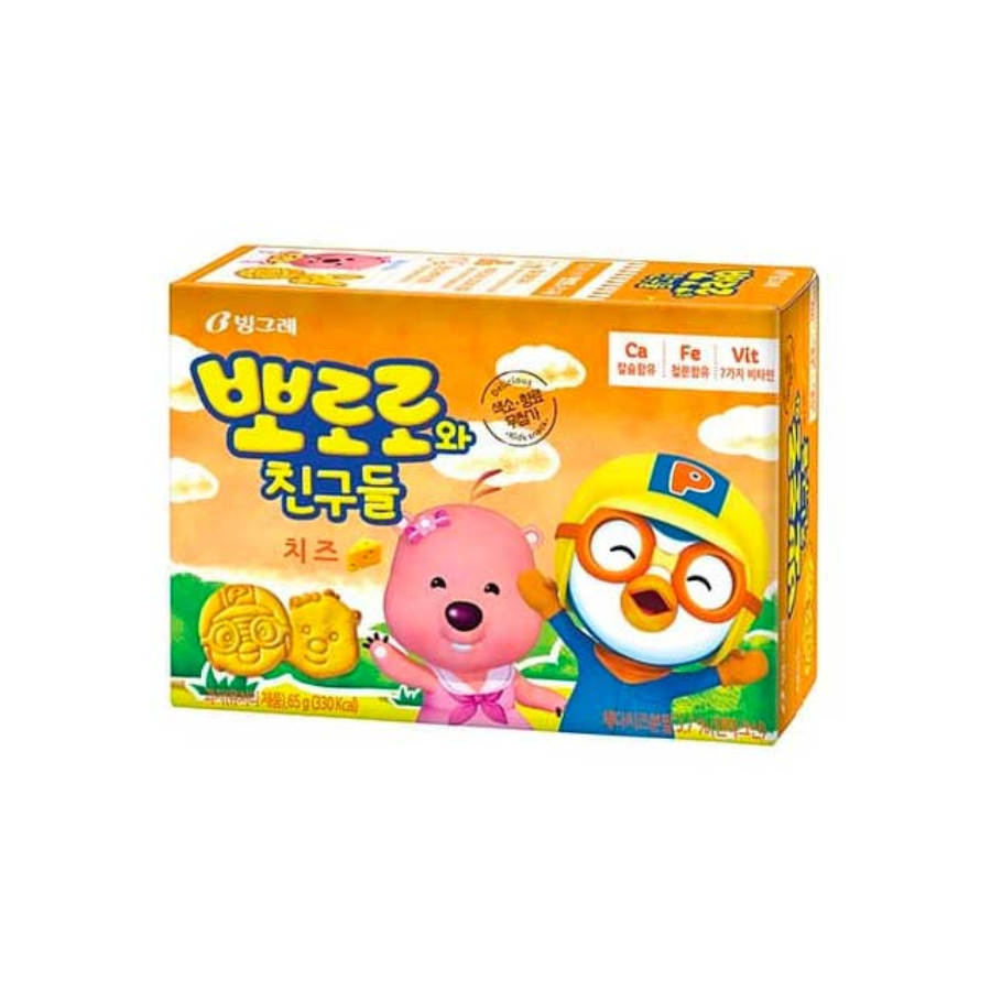 Binggrae Pororo & Friends Cheese Biscuit 65gram