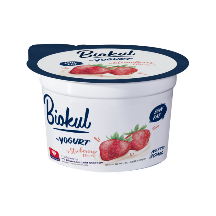 Biokul Stirred Strawberry Yogurt